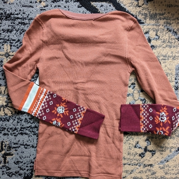 Anthropologie We the Free Top Mikah Layering Cuff Autumn Combo XS - Picture 5 of 5